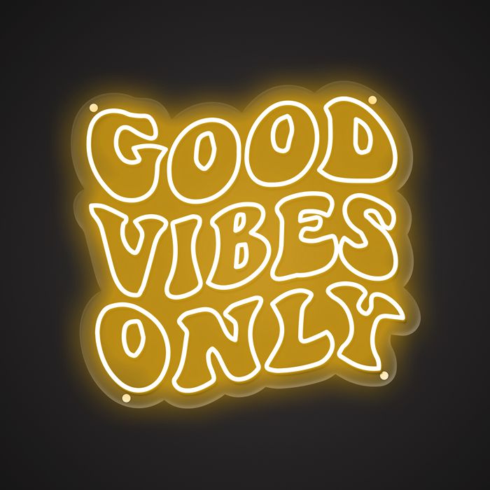 Good Vibes Only Neon Sign