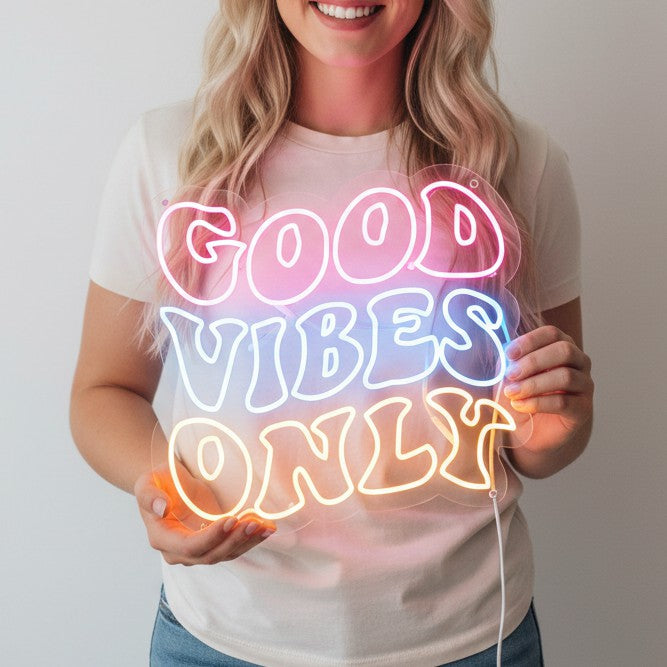 Good Vibes Only Neon Sign