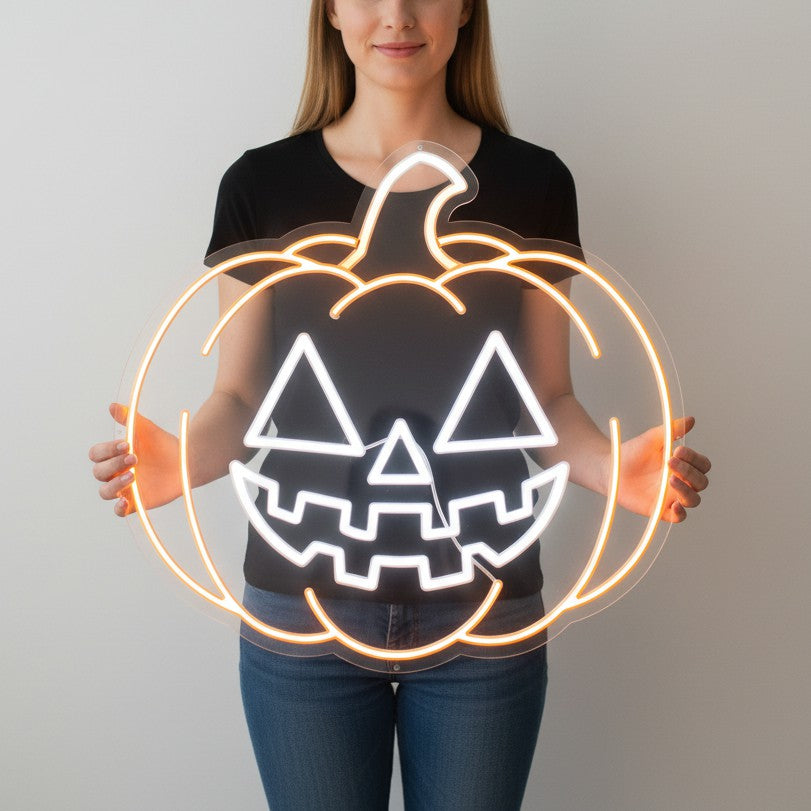 Halloween Pumpkin Neon Sign