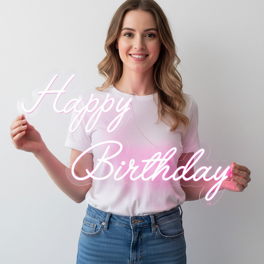 Happy Birthday Neon Signs