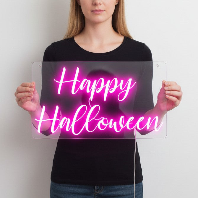 Happy Halloween Neon Sign