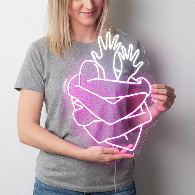 Hug Neon sign
