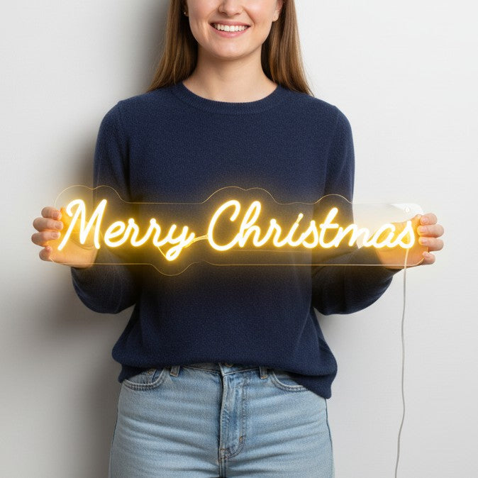 Merry Christmas Neon Sign