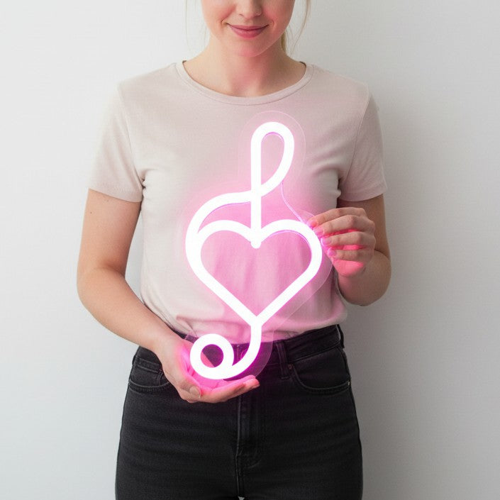 Musical note Neon sign