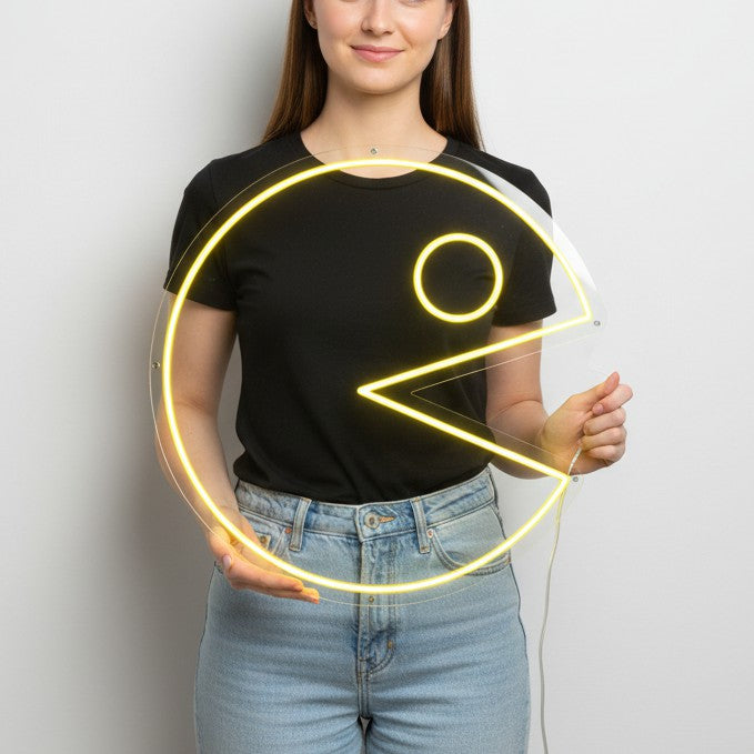 Pacman Neon Sign