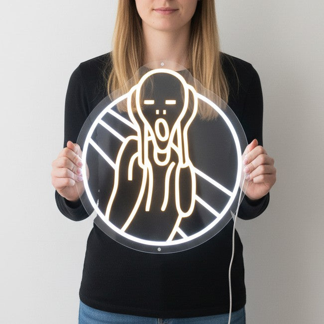 Scream Neon sign
