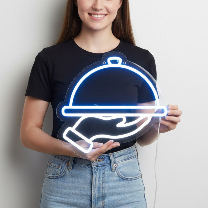 Serve Dishes Neon sign