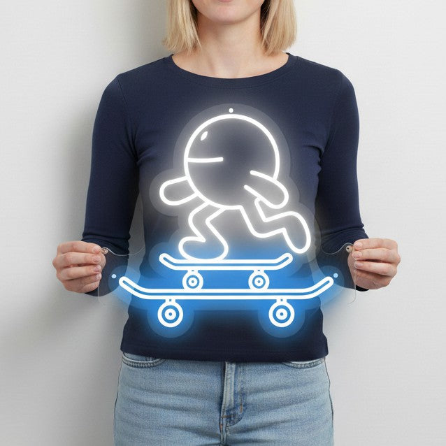 Skateboard-Leuchtreklame