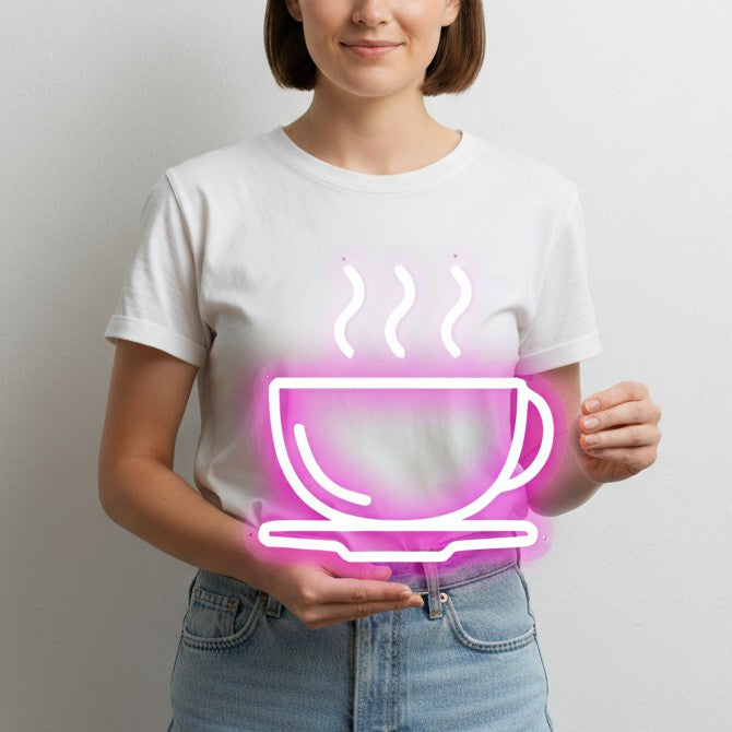 Enseigne au néon pour le thé