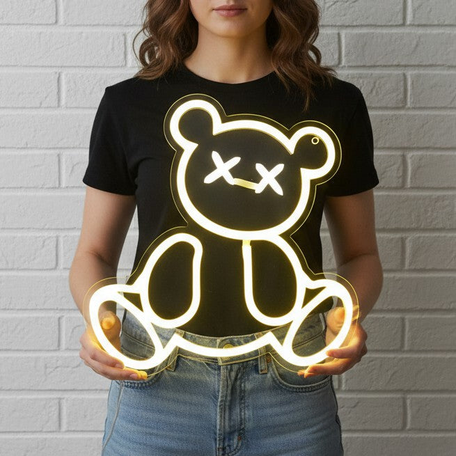 Teddy bear Neon sign