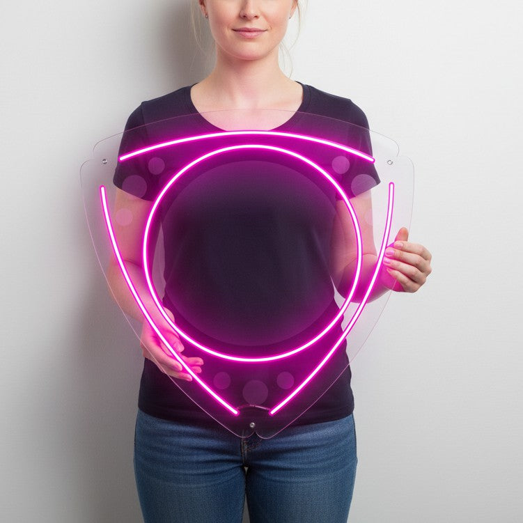 Wankel Engine Neon Sign