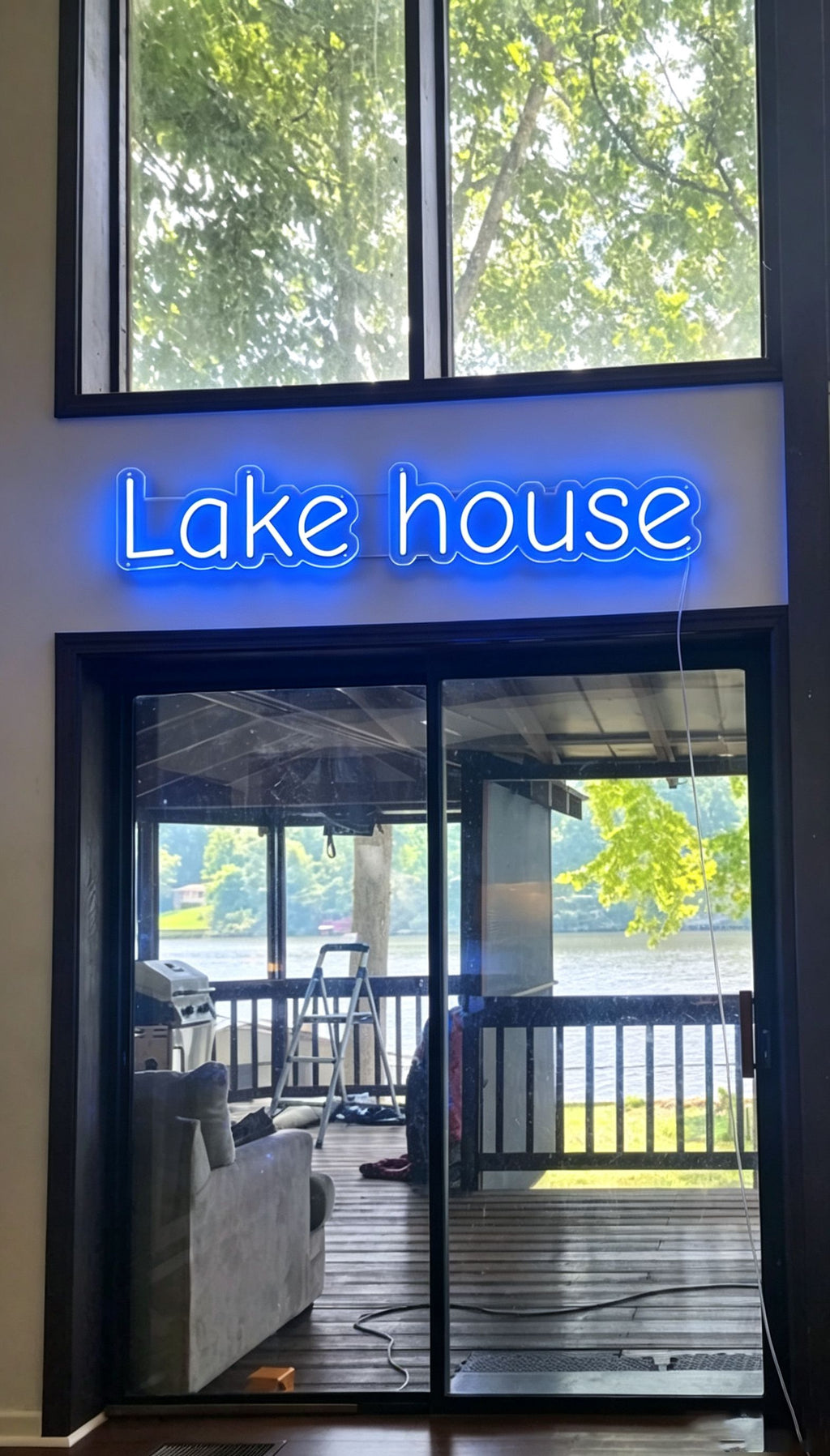 Custom Neon Sign: Lake house