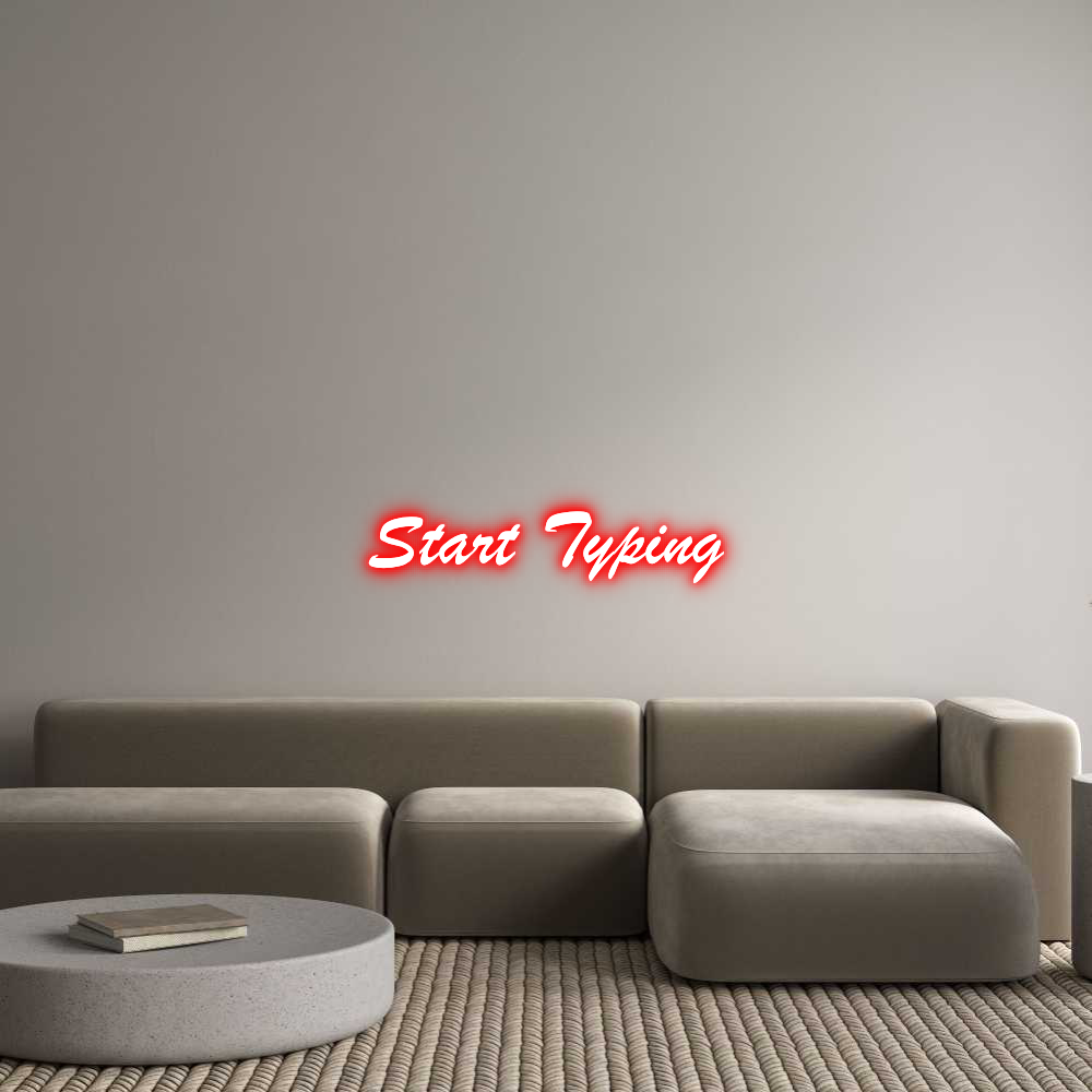 Custom Neon: Start Typing