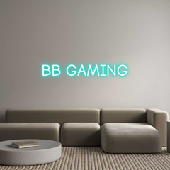 Custom Neon: BB GAMING