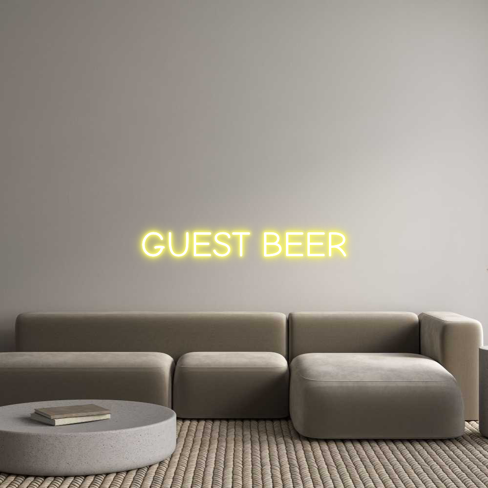 Custom Neon: GUEST BEER