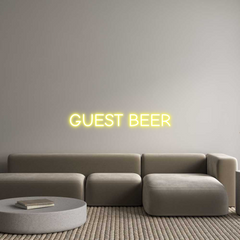 Custom Neon: GUEST BEER