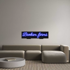 Custom Neon: Benham farms